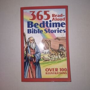 📖 365 Read-Aloud Bedtime Bible Stories Kids Religious Book EUC Christianity